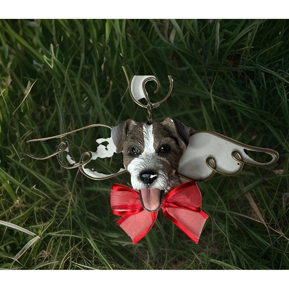 Ballard Designs, Boxer, Dog  Angel with Wings Christmas Ornament Orn90